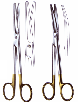 Mayo Dissecting Scissors with TC Inserts